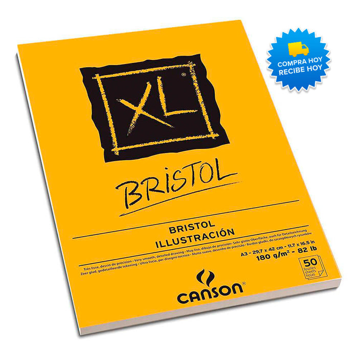 Bloc spirale XL Bristol 50 feuilles format A3 de Canson
