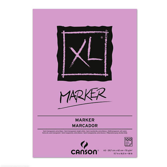 Block Canson® XL® Marker 100 hojas A3 70 g/m²
