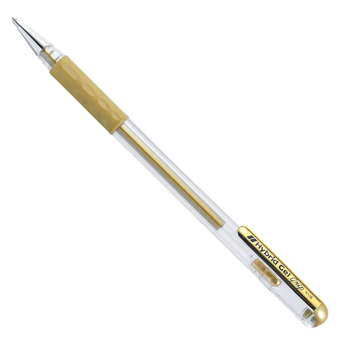 Bolígrafo Hybrid Gel Grip 0.8 mm dorado