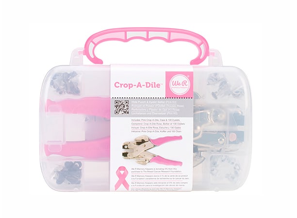 Crop-a-dile pink case con accesorios (70908-4)